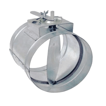 Round Butterfly Damper (Manual)